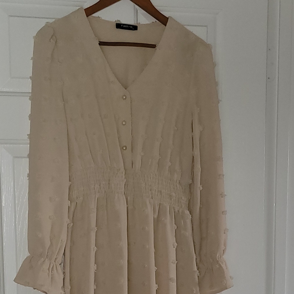 Cream dress